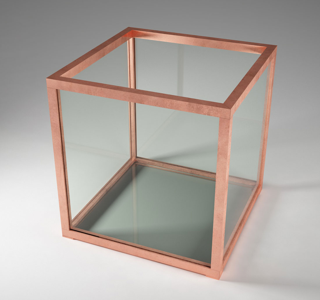 mazzocchiciani mazzocchi ciani brunello cucinelli copper candle cube light