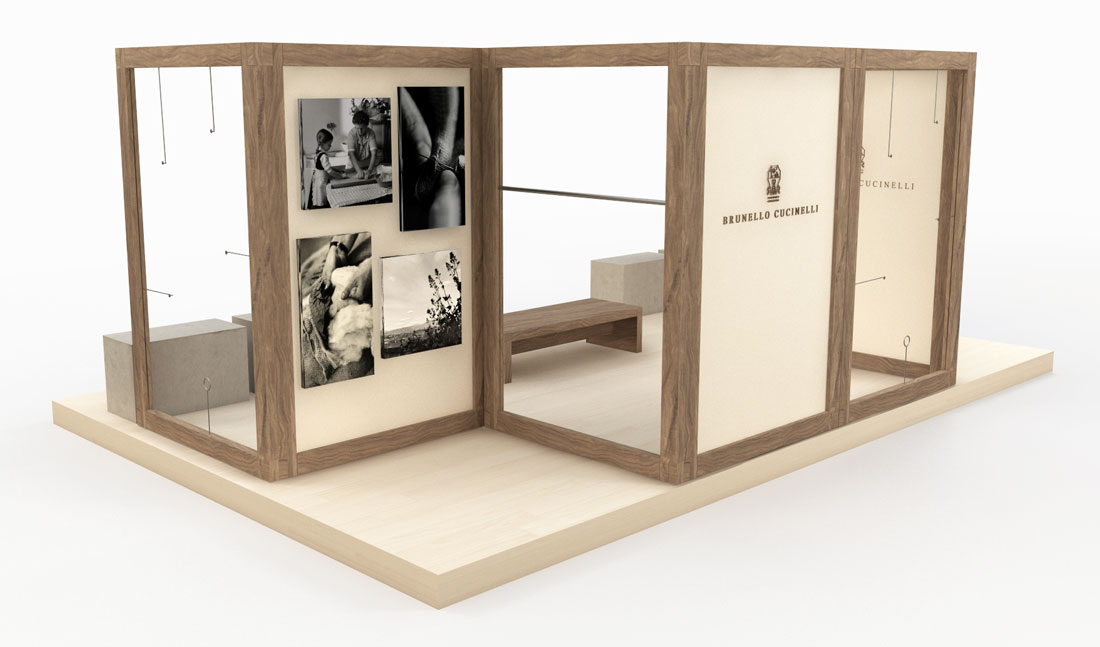 brunello cucinelli mazzocchi ciani changchun shanghai temporary shop