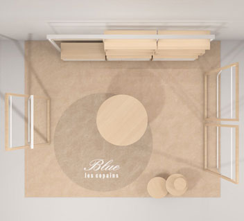 concept store blue les copains minimal wood easy chic mazzocchiciani mazzocchi ciani